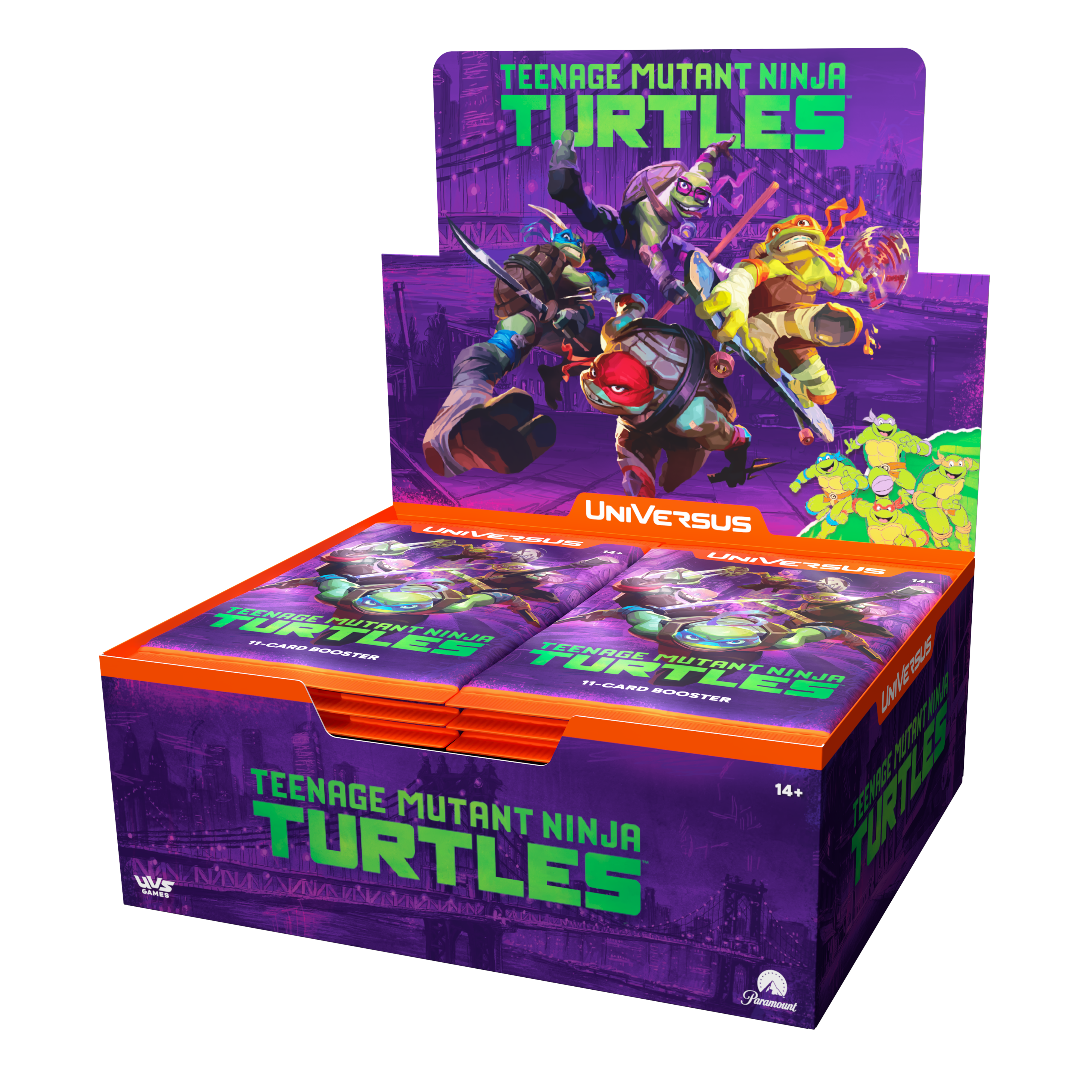 Teenage Mutant Ninja Turtles Booster Display Box by Universus CCG, English Edition